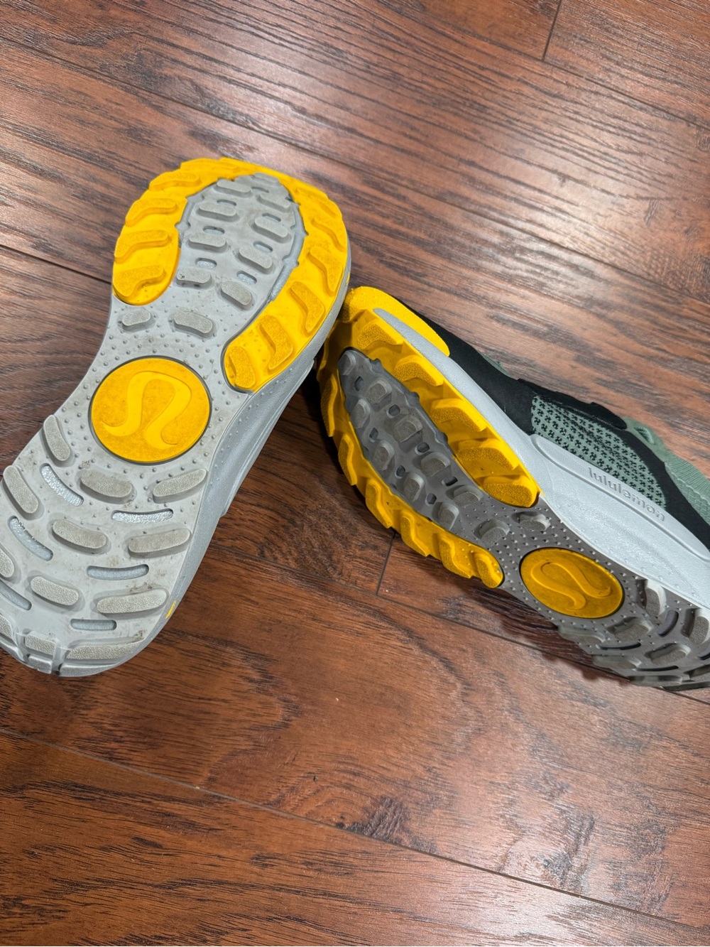 Lululemon Green & Yellow Athletic Sneakers - Picture 16 of 16
